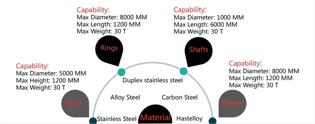 Hot Open Die Forging Hollow - Petrochemical Equipment Forging Parts